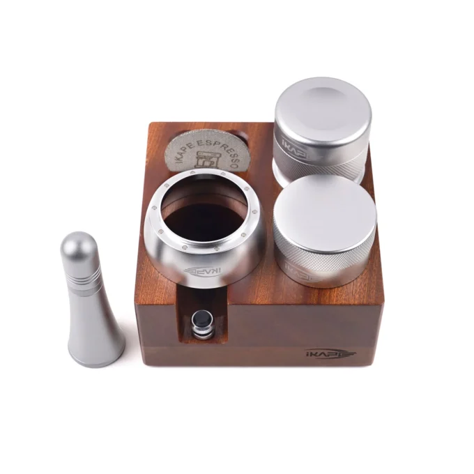 IKAPE Small Espresso Bar Kit — 7-in-1 Organizer (51/53.3/58.5mm)