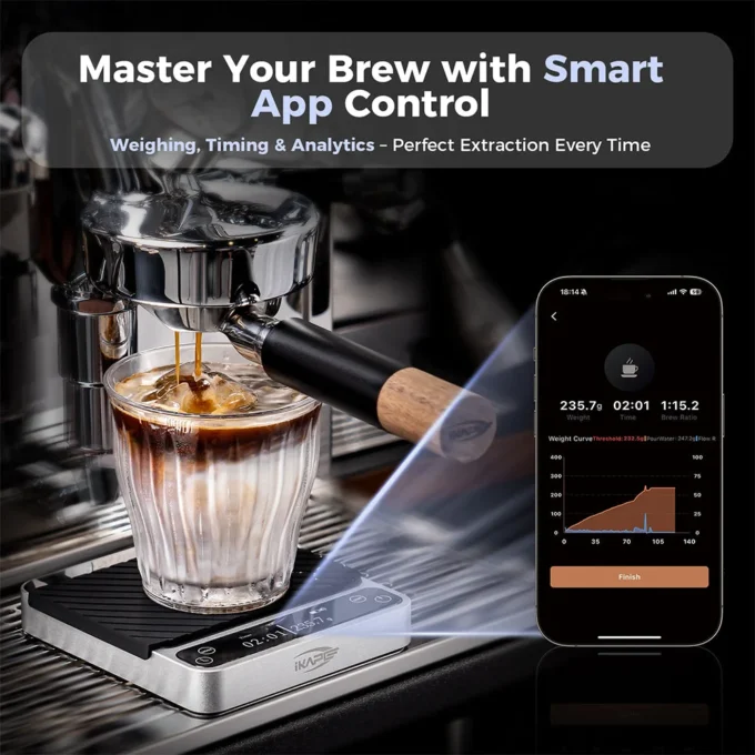 IKAPE V2 Pro Smart Bluetooth Espresso Coffee Scale