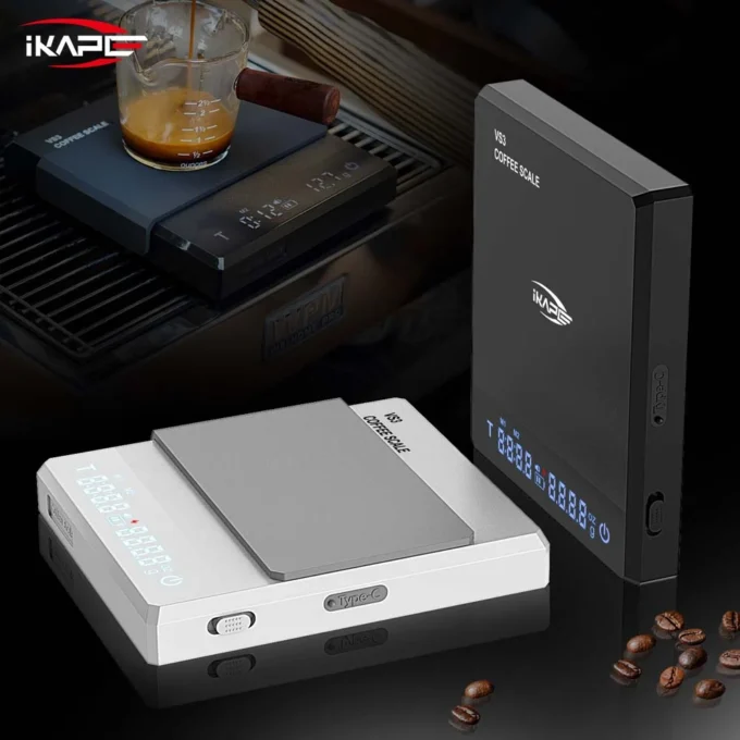 IKAPE V1 Coffee Electronic Scale — Black or White