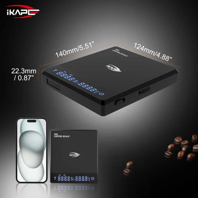 IKAPE V1 Coffee Electronic Scale — Black or White