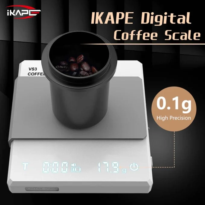 IKAPE V1 Coffee Electronic Scale — Black or White