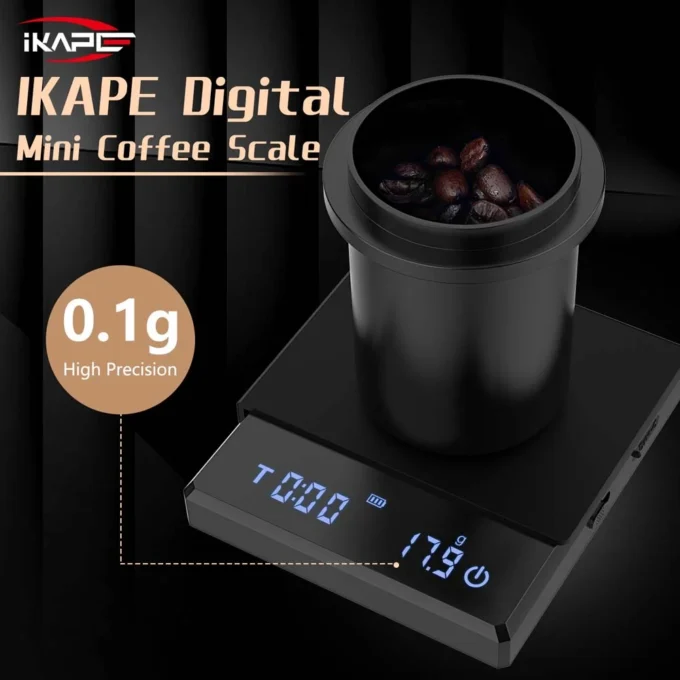 IKAPE V1 Mini Coffee Scale for Espresso Machines