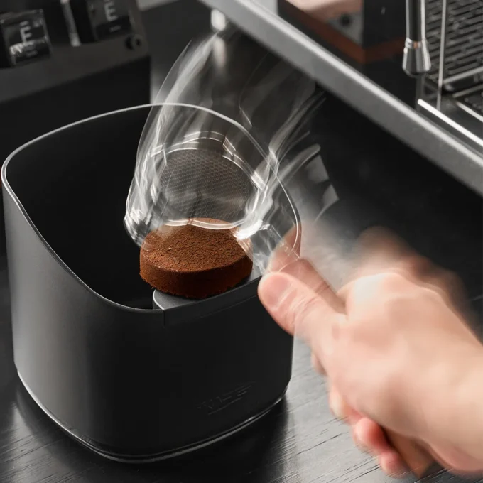 IKAPE V2 ABS Espresso Knock Box & Grounds Organizer