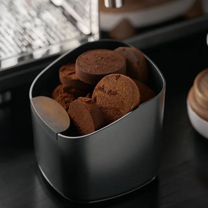 IKAPE V2 ABS Espresso Knock Box & Grounds Organizer