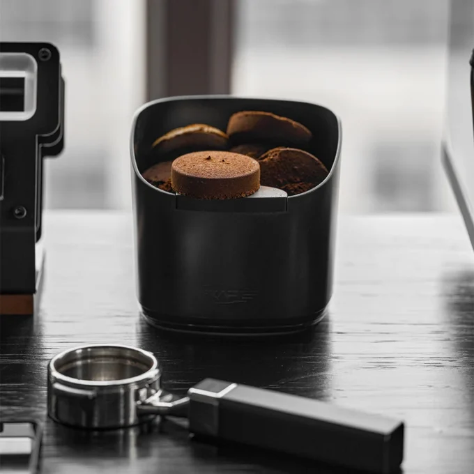 IKAPE V2 ABS Espresso Knock Box & Grounds Organizer