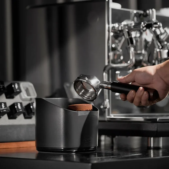 IKAPE V2 ABS Espresso Knock Box & Grounds Organizer