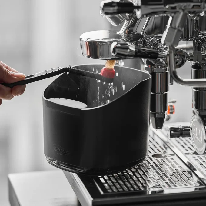 IKAPE V2 ABS Espresso Knock Box & Grounds Organizer