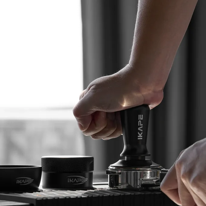 IKAPE V3 Calibrated Coffee Tamper All Black (51/53.3/58.3mm)