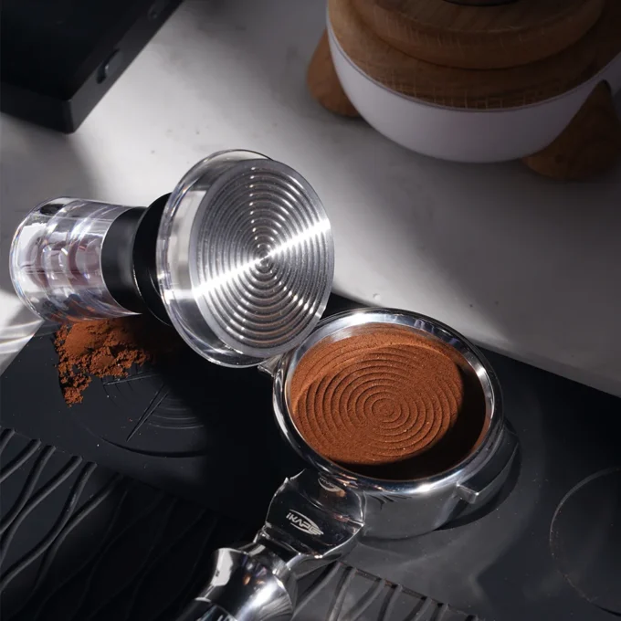 IKAPE V3 Transparent V2 Calibrated Coffee Tamper (53.3/58.5mm)