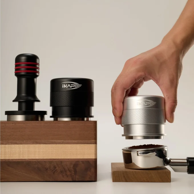 IKAPE V4 Calibrated Spring Palm Tamper (51-58.5mm)