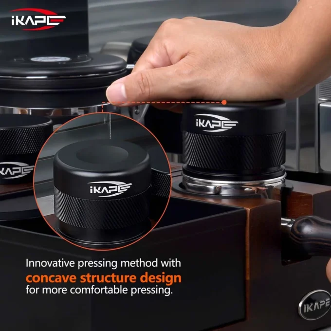 IKAPE V4 Calibrated Spring Palm Tamper (51-58.5mm)