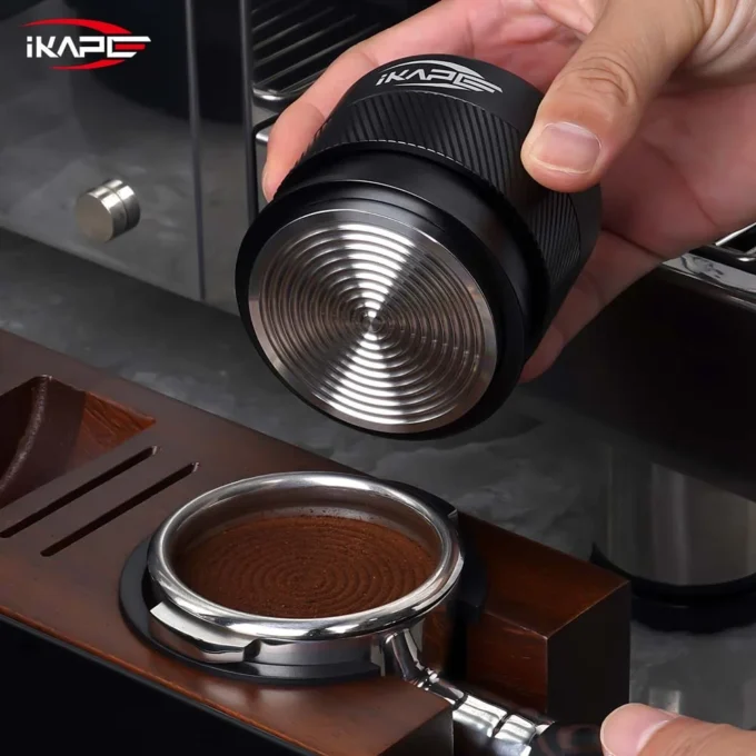 IKAPE V4 Calibrated Spring Palm Tamper (51-58.5mm)