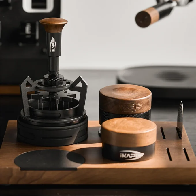 IKAPE V4 Calibrated Tamper Walnut Handle (51-58.3mm)