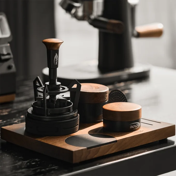 IKAPE V4 Calibrated Tamper Walnut Handle (51-58.3mm)