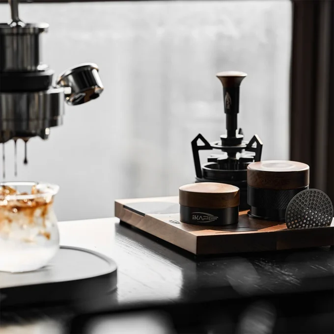 IKAPE V4 Calibrated Tamper Walnut Handle (51-58.3mm)