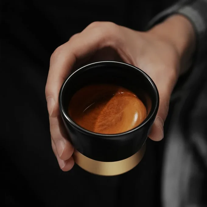 MHW-3BOMBER CERA Series Ceramic Cup Black (80/240ml)