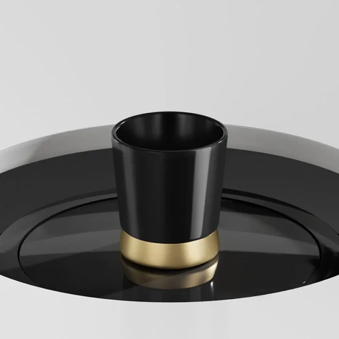 MHW-3BOMBER CERA Series Ceramic Cup Black (80/240ml)