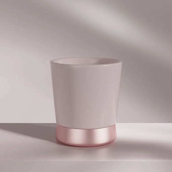 MHW-3BOMBER CERA Series Ceramic Cup — Pink (80/240ml)