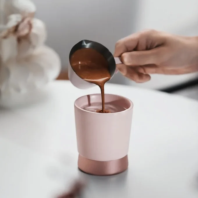 MHW-3BOMBER CERA Series Ceramic Cup — Pink (80/240ml)