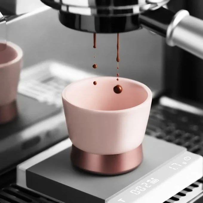 MHW-3BOMBER CERA Series Ceramic Cup — Pink (80/240ml)
