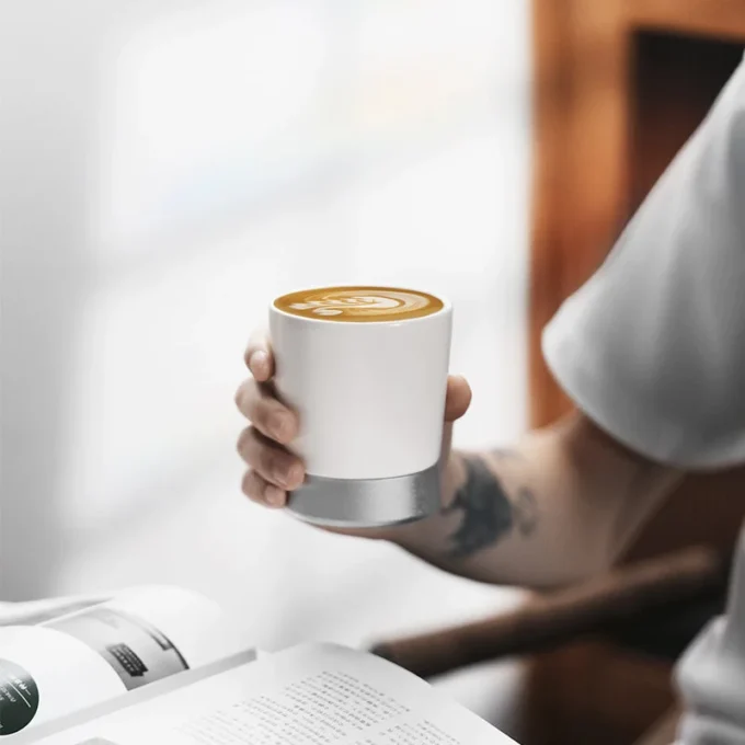 MHW-3BOMBER CERA Series White Ceramic Cup (80/240ml)