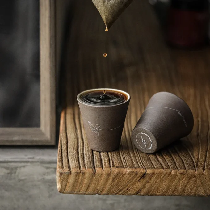 MHW-3BOMBER Ceramic Coffee Winter Cup — Grey or White