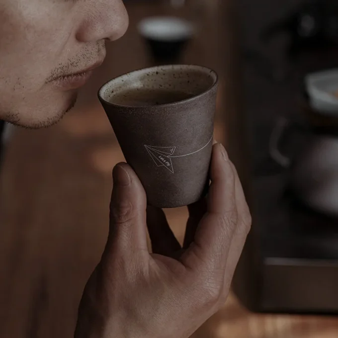 MHW-3BOMBER Ceramic Coffee Winter Cup — Grey or White