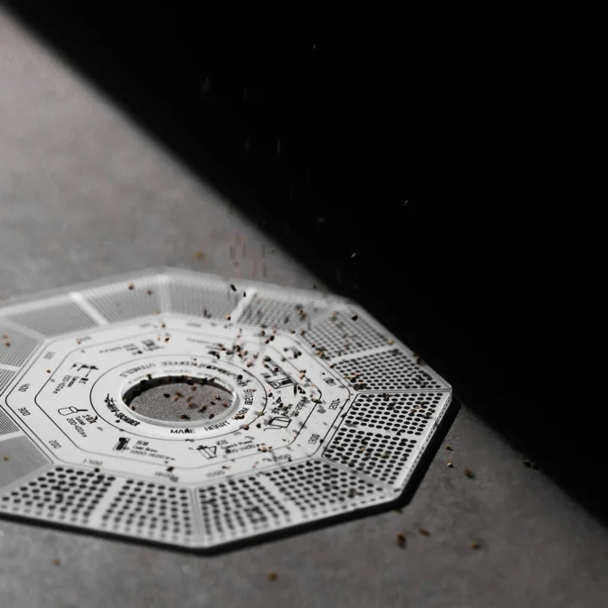 MHW-3BOMBER Coffee Ground Measuring Card (Octagonal)