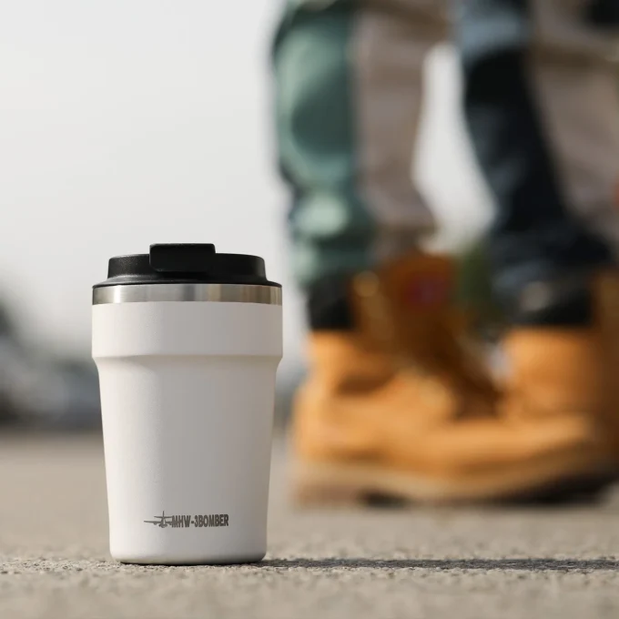 MHW-3BOMBER Cooki Reusable Stainless Coffee Cup 360ml