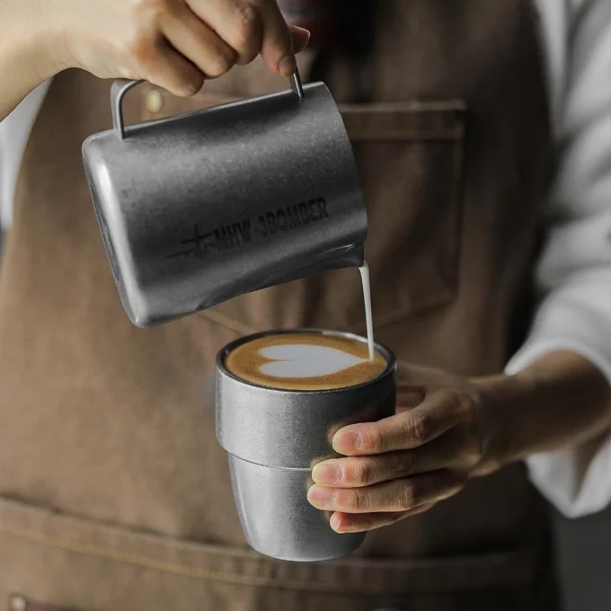 MHW-3BOMBER Double-Layer Stainless Coffee Cup 300ml