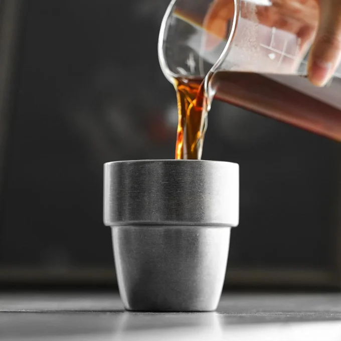 MHW-3BOMBER Double-Layer Stainless Coffee Cup 300ml