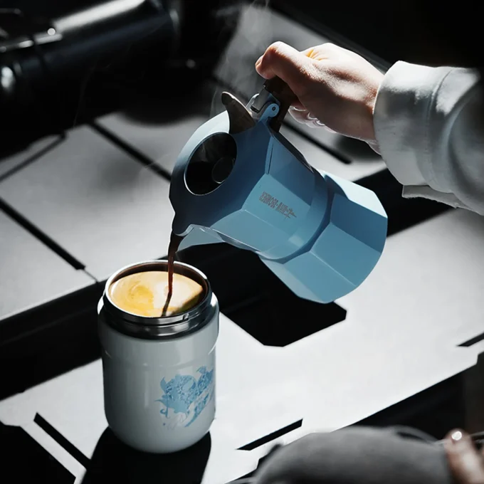 MHW-3BOMBER Double Valve Moka Pot 100ml
