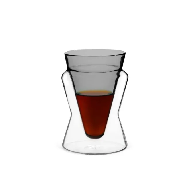 MHW-3BOMBER DW Series Double Wall Glass Cup Black