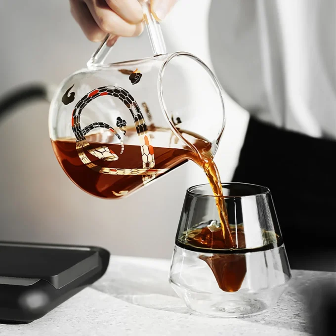 MHW-3BOMBER DW Series Double Wall Glass Cup Black