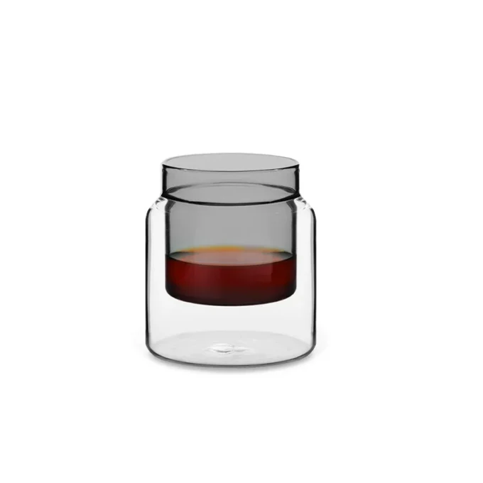 MHW-3BOMBER DW Series Double Wall Glass Cup Black