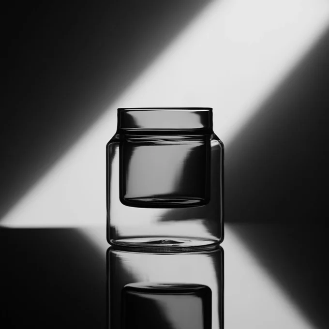 MHW-3BOMBER DW Series Double Wall Glass Cup Black