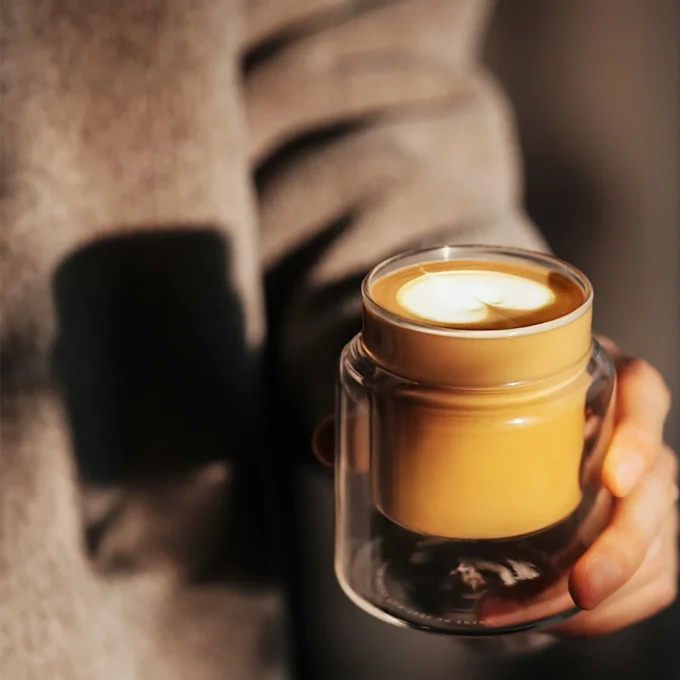 MHW-3BOMBER DW Series Double Wall Glass Coffee Cup