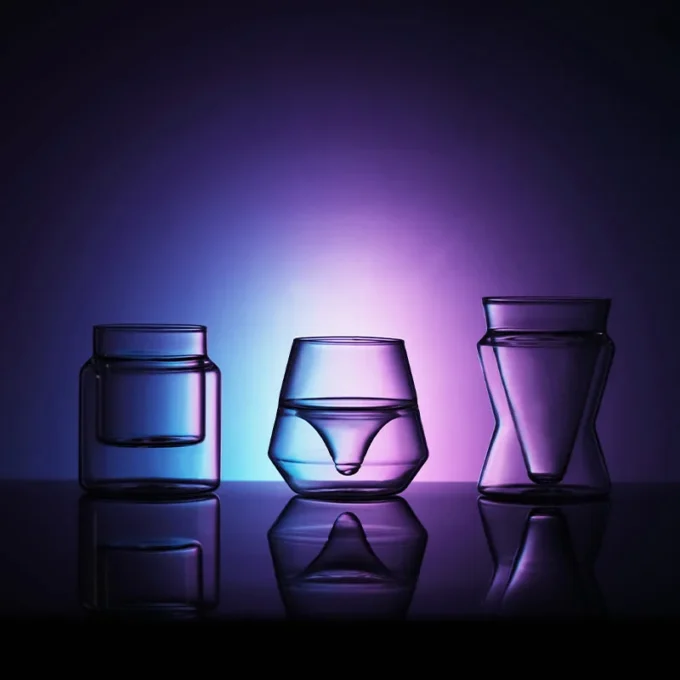 MHW-3BOMBER DW Series Double Wall Glass Coffee Cup