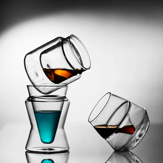 MHW-3BOMBER DW Series Double Wall Glass Coffee Cup