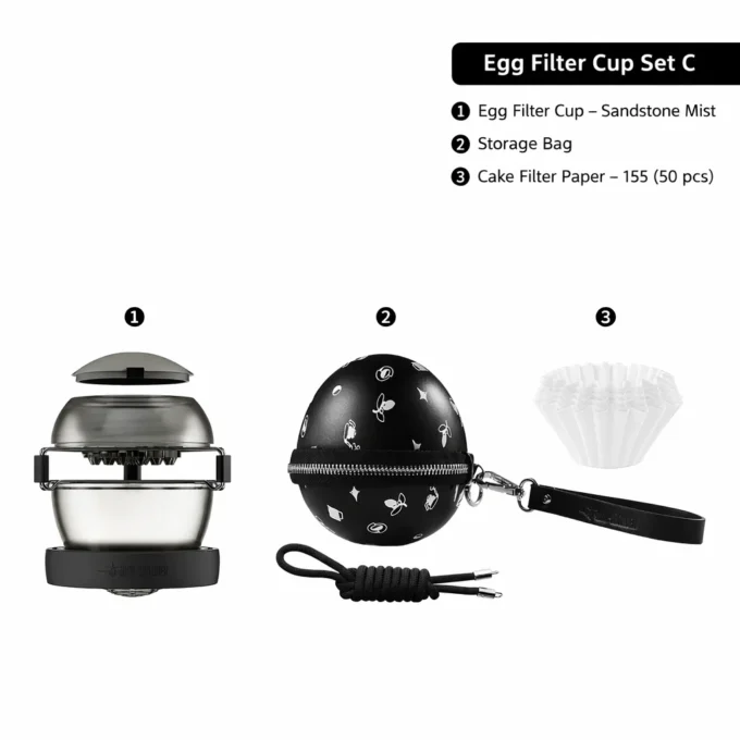MHW-3BOMBER Eggonaut Portable Pour Over Dripper Set