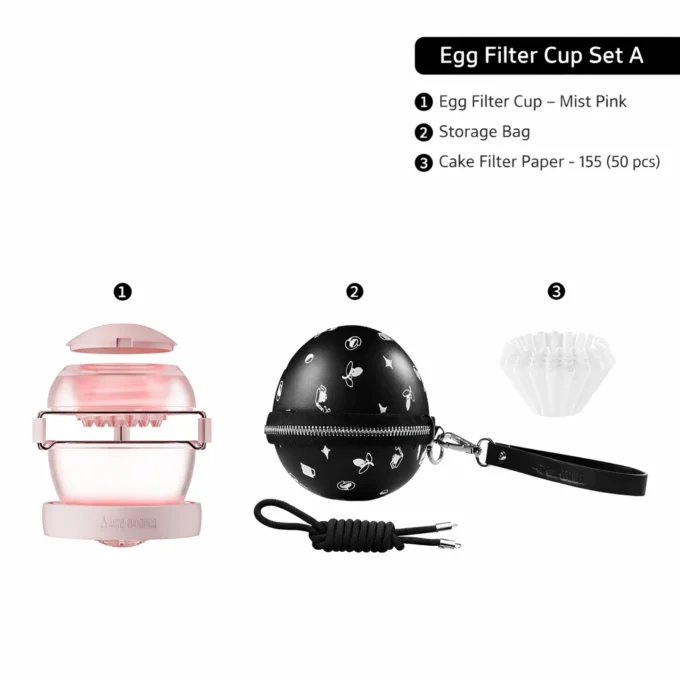 MHW-3BOMBER Eggonaut Portable Pour Over Dripper Set