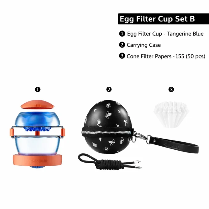 MHW-3BOMBER Eggonaut Portable Pour Over Dripper Set