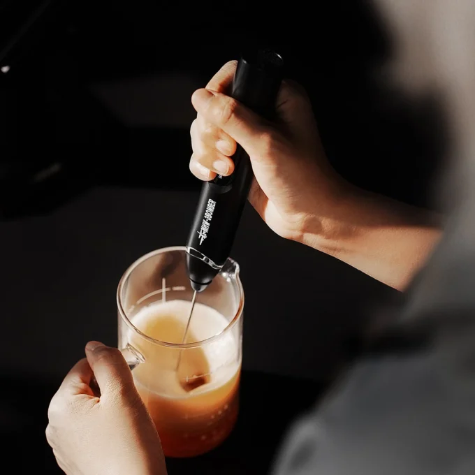 MHW-3BOMBER Electric Milk Frother for Latte & Cappuccino
