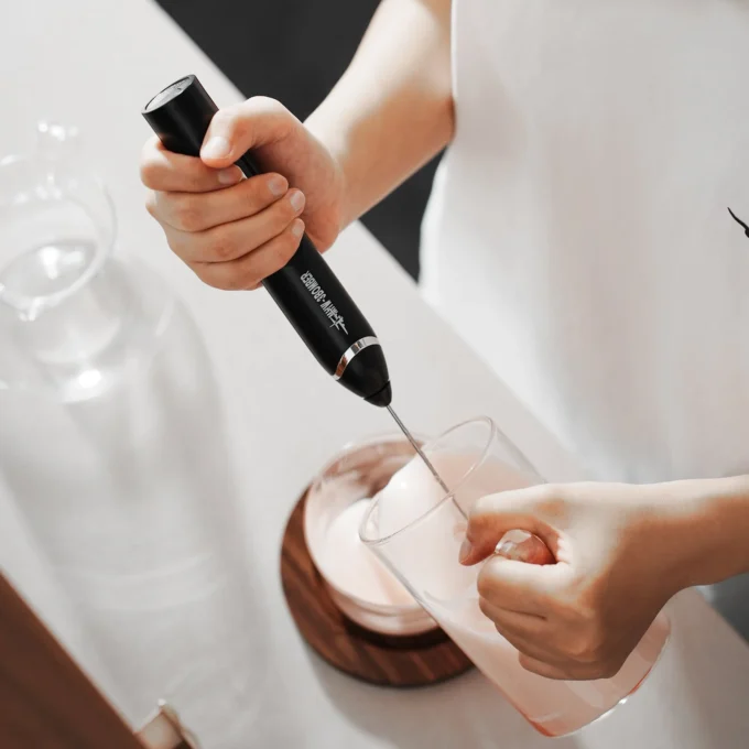 MHW-3BOMBER Electric Milk Frother for Latte & Cappuccino