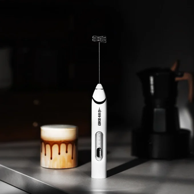 MHW-3BOMBER Electric Milk Frother for Latte & Cappuccino