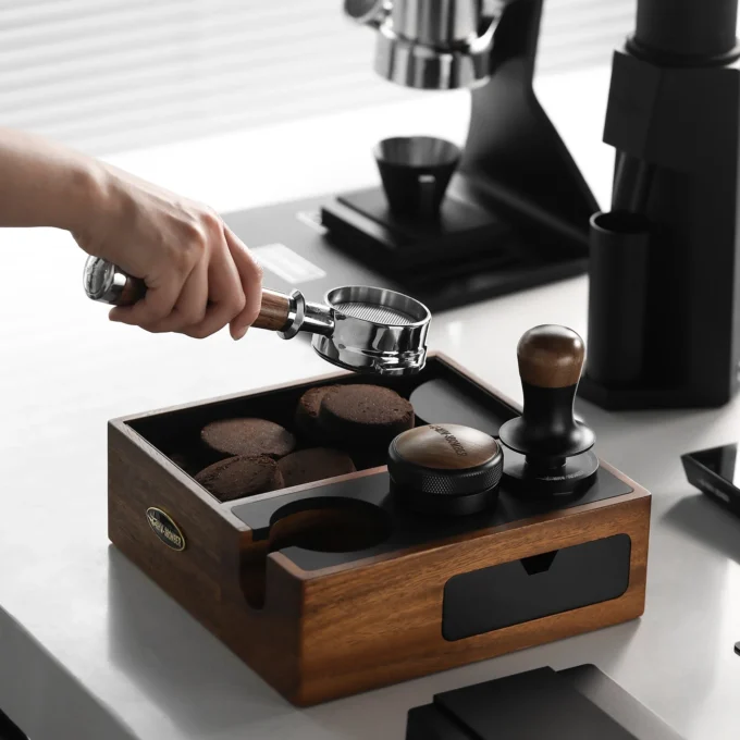 MHW-3BOMBER Espresso Knock Box (51-58mm)