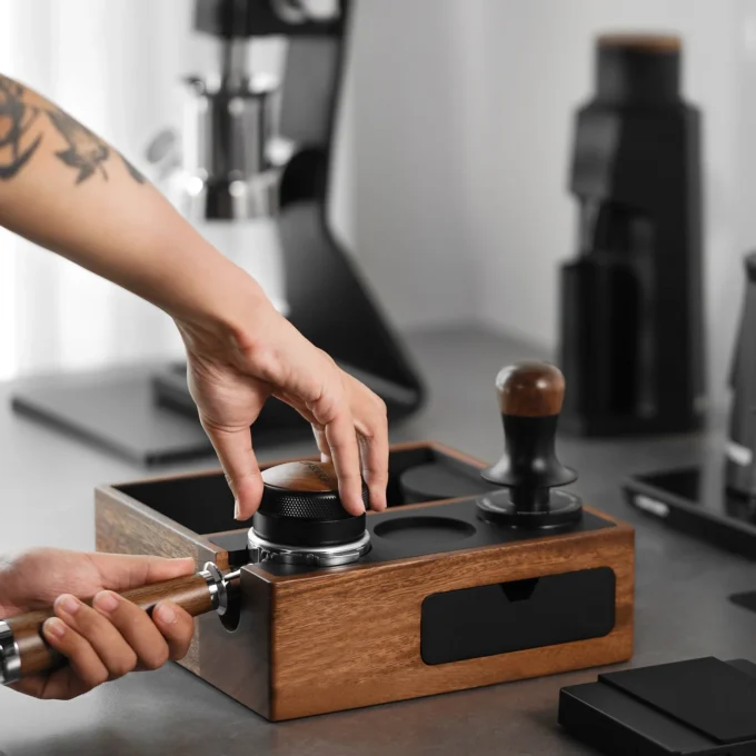 MHW-3BOMBER Espresso Knock Box (51-58mm)