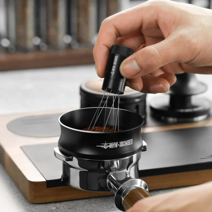 MHW-3BOMBER Magnetic Espresso Dosing Funnel (51/54/58mm)