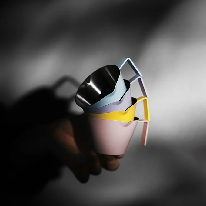 MHW-3BOMBER Double Spout Espresso Measuring Cup