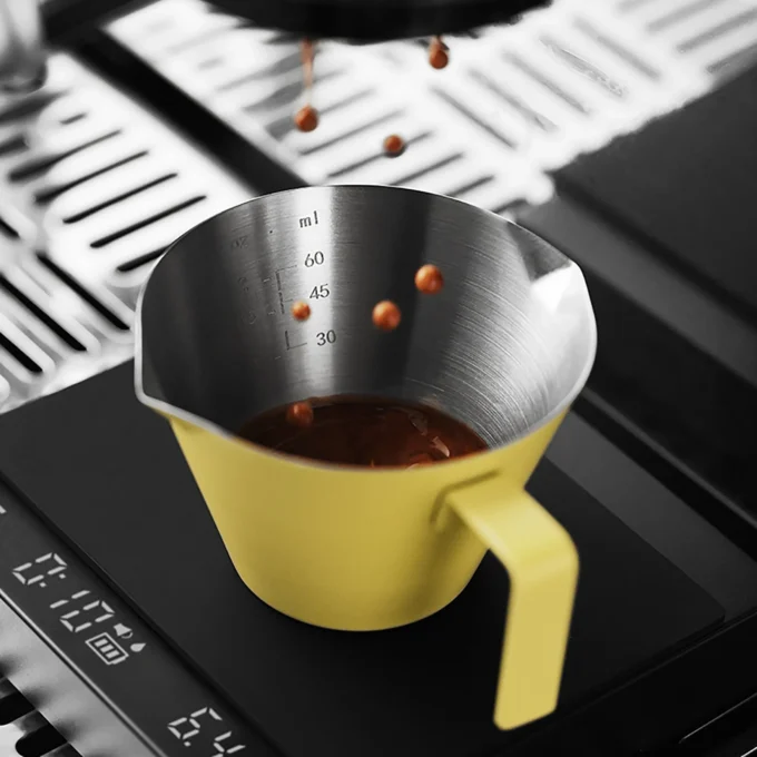 MHW-3BOMBER Double Spout Espresso Measuring Cup